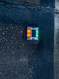 Orange And Green Solar Light